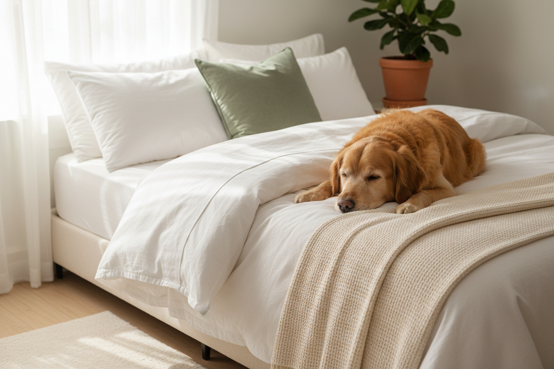 How to Get Rid of Pet Odour in Bedding & Clothing (That Actually Works)