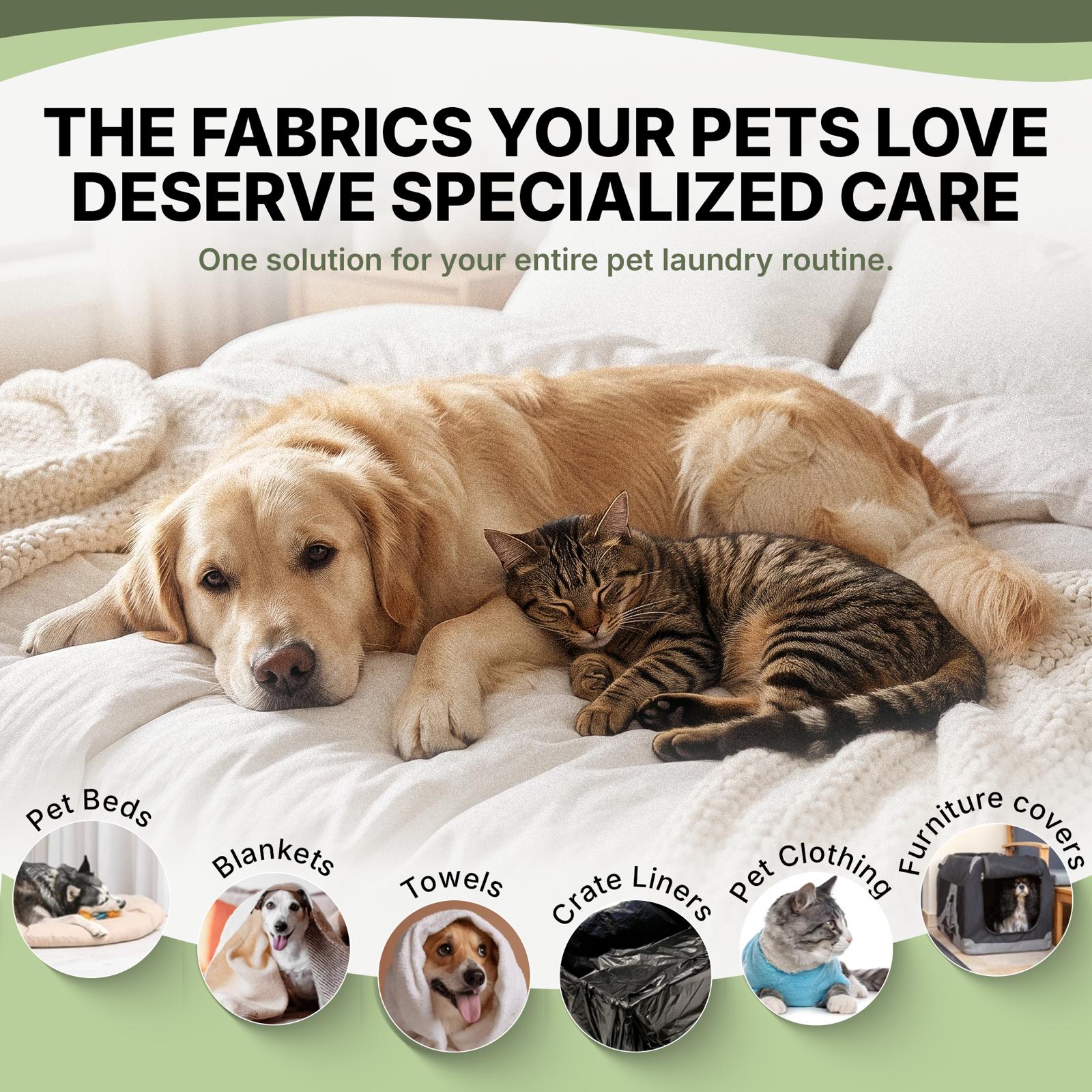 FurryEarth™ Pet Hair Dissolver – Enzyme Laundry Treatment (6 Sachets)
